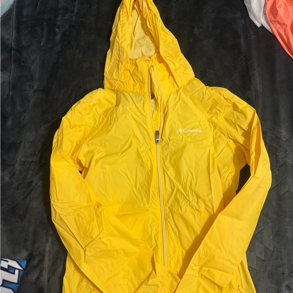 Columbia Vibrant Yellow Hooded Jacket
